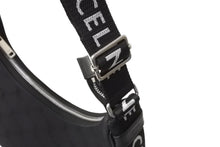 Load image into Gallery viewer, 新品同様 CELINE セリーヌ アヴァトリオンフ ワンショルダーバッグ イタリア製 キャンバス レザー ブラック シルバー金具 中古 67200