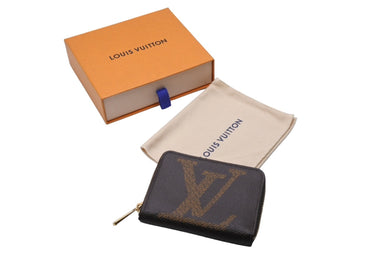 極美品 LOUIS VUITTON ルイヴィトン ジッピー コインパース M69354 コインケース 財布 モノグラム ブラウン 中古 67214