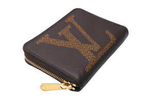 極美品 LOUIS VUITTON ルイヴィトン ジッピー コインパース M69354 コインケース 財布 モノグラム ブラウン 中古 67214
