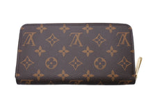 Load image into Gallery viewer, LOUIS VUITTON ルイヴィトン ジッピー ウォレット 長財布 財布 M60017 モノグラム ブラウン系 ゴールド金具 美品 中古 67215