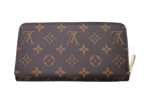 LOUIS VUITTON ルイヴィトン ジッピー ウォレット 長財布 財布 M60017 モノグラム ブラウン系 ゴールド金具 美品 中古 67215