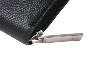 CHANEL シャネル ココマーク ラウンドファスナー 長財布 財布 A50071 18番台 キャビアスキン ブラック 良品 中古 67216