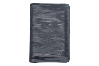 LouisVuitton ルイヴィトン オーガナイザー ドゥ ポッシュ エピ カードケース 名刺入れ M63582 エピレザー ブラック 美品 中古 67221
