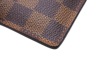 Load image into Gallery viewer, LouisVuitton ルイヴィトン コインケース 小銭入れ CA0040 スペイン製 ダミエ ブラウン ゴールド金具 美品 中古 67223