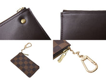 Load image into Gallery viewer, LouisVuitton ルイヴィトン コインケース 小銭入れ CA0040 スペイン製 ダミエ ブラウン ゴールド金具 美品 中古 67223