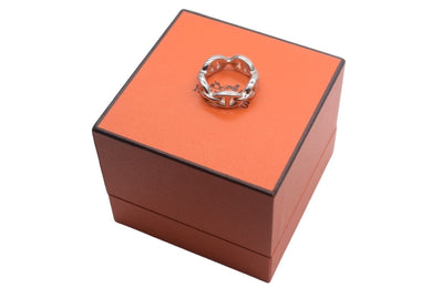 HERMES エルメス シェーヌダンクル アンシェネリング 指輪 リング サイズ 9号 49 レディース シルバー925 5g 良品 中古 67227
