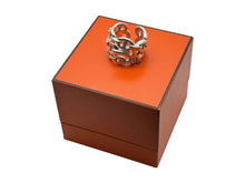 Load image into Gallery viewer, HERMES エルメス シェーヌダンクル アンシェネGM リング 指輪 サイズ16号 重量16.2g シルバ−925 ヴィンテージ 美品 中古 67229
