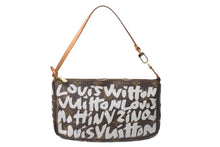 Load image into Gallery viewer, LOUIS VUITTON ルイヴィトン モノグラムグラフィティ アクセソワール アクセサーポーチ M92192 ブラウン ホワイト 美品 中古 67266