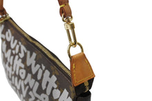 Load image into Gallery viewer, LOUIS VUITTON ルイヴィトン モノグラムグラフィティ アクセソワール アクセサーポーチ M92192 ブラウン ホワイト 美品 中古 67266