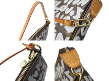 Load image into Gallery viewer, LOUIS VUITTON ルイヴィトン モノグラムグラフィティ アクセソワール アクセサーポーチ M92192 ブラウン ホワイト 美品 中古 67266