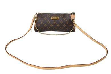 極美品 LOUIS VUITTON ルイヴィトン ショルダーバッグ エヴァ M95567 モノグラム ゴールド金具 中古 67268
