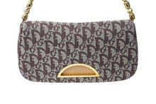 Load image into Gallery viewer, ChristianDior クリスチャンディオール ワンショルダーバッグ トロッター柄 PZ1001 キャンバス レザー ブラウン 美品 中古 67270