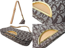 Load image into Gallery viewer, ChristianDior クリスチャンディオール ワンショルダーバッグ トロッター柄 PZ1001 キャンバス レザー ブラウン 美品 中古 67270