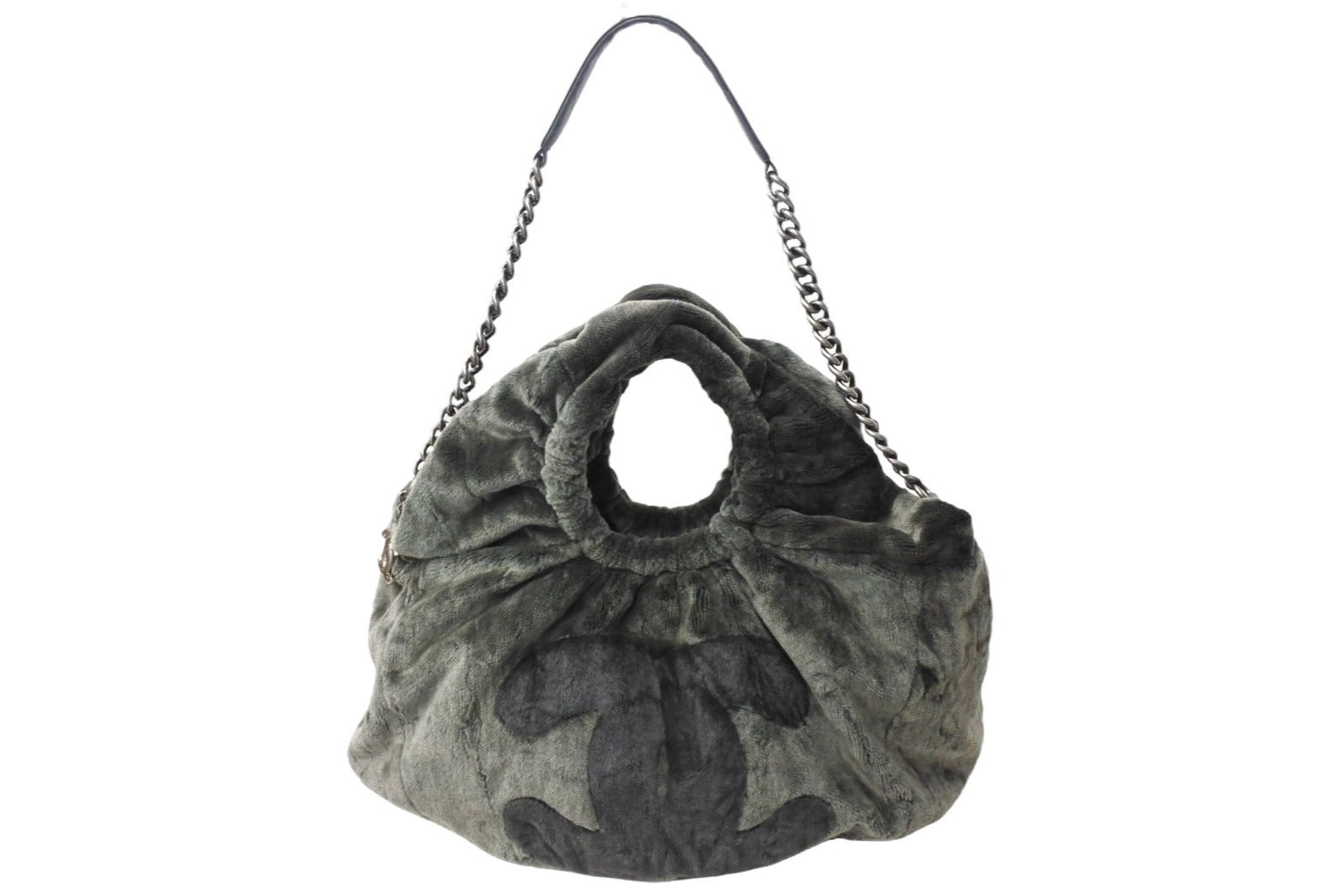 美品 CHANEL フェイクレザー クロコ型押し ココマーク ジャケット 38 極美品 CHANEL シャネル ダウンジャケット P64949V36483 サイズ