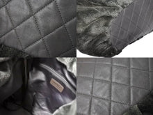 Load image into Gallery viewer, CHANEL シャネル 2WAYハンドバッグ もこもこ ココマーク 14番台 2010年 フェイクファー カーキ シルバー金具 美品 中古 67286