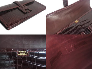 HERMES エルメス ジジェエラン クラッチバッグ セカンドバッグ ◻︎L刻印 ポロサス ルージュアッシュ 美品 中古 67299