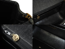 Load image into Gallery viewer, 極美品 CHANEL シャネル ミニマトラッセ チェーン ショルダー バッグ デニム ブラック A01115 5番台 ゴールド金具 中古 67300