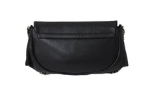 Load image into Gallery viewer, 極美品 CHANEL シャネル ショルダーバッグ ハーフムーンチェーンウォレット ココマーク 16番台 ブラック シルバー金具 中古 67304