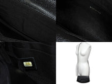 Load image into Gallery viewer, 極美品 CHANEL シャネル ショルダーバッグ ハーフムーンチェーンウォレット ココマーク 16番台 ブラック シルバー金具 中古 67304