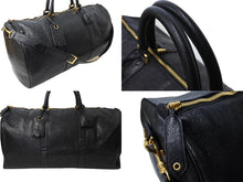 Load image into Gallery viewer, CHANEL シャネル ココマーク 2WAY ボストンバッグ ショルダーバッグ 3番台 キャビアスキン ブラック ゴールド金具 美品 中古 67305