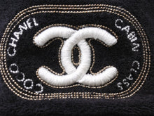 Load image into Gallery viewer, CHANEL シャネル キャップ 帽子 ココマーク 刺 イアンコナー ブラック パイル イタリア製 サイズL 美品 中古 67307