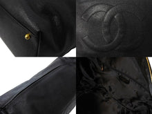 Load image into Gallery viewer, CHANEL シャネル デカココ ワンショルダーバッグ 3番台 イタリア製 キャビアスキン ブラック ゴールド金具 美品 中古 67312