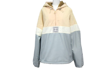 CHANEL シャネル シャネルスポーツ ボアジャケット スキーウェア P18537W02856 ベージュ グレー サイズ40 美品 中古 67321