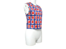 Load image into Gallery viewer, 極美品 CHANEL シャネル ノースリーブ カットソー ココマーク P17269V09788 サイズ36 ブルー レッド 中古 67322