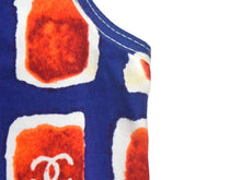 Load image into Gallery viewer, 極美品 CHANEL シャネル ノースリーブ カットソー ココマーク P17269V09788 サイズ36 ブルー レッド 中古 67322