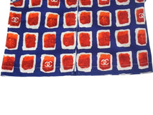 Load image into Gallery viewer, 極美品 CHANEL シャネル ノースリーブ カットソー ココマーク P17269V09788 サイズ36 ブルー レッド 中古 67322