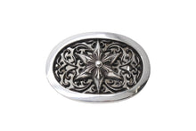 Load image into Gallery viewer, ChromeHearts クロムハーツ OVAL STAR LARGE BUCKLE BELT ラシックオーバルスターバックル シルバー925 美品 中古 67326