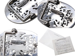 ChromeHearts クロムハーツ OVAL STAR LARGE BUCKLE BELT ラシックオーバルスターバックル シルバー925 美品 中古 67326