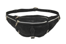 Load image into Gallery viewer, クロムハーツ ウエストバッグ SNAT スナットパック ラージ ボディバッグ ダガージップ デストロイレザー シルバー925 美品 中古 67327