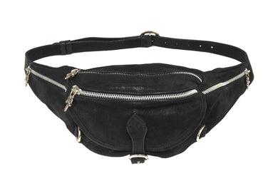 クロムハーツ ウエストバッグ SNAT スナットパック ラージ ボディバッグ ダガージップ デストロイレザー シルバー925 美品 中古 67327