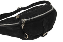 Load image into Gallery viewer, クロムハーツ ウエストバッグ SNAT スナットパック ラージ ボディバッグ ダガージップ デストロイレザー シルバー925 美品 中古 67327