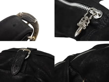 Load image into Gallery viewer, クロムハーツ ウエストバッグ SNAT スナットパック ラージ ボディバッグ ダガージップ デストロイレザー シルバー925 美品 中古 67327