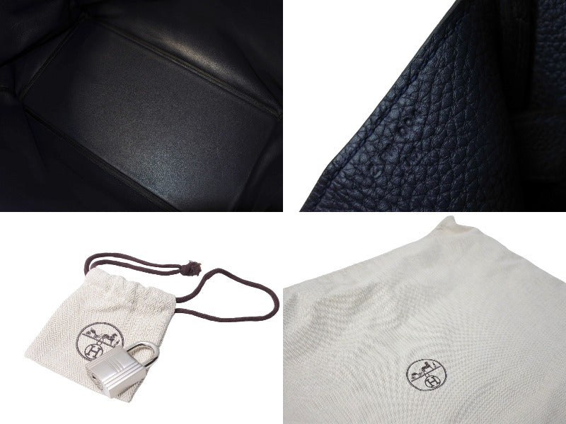 新品同様 HERMES エルメス バーキン オータクロア50 トゴ ブルー 新品同様 HERMES エルメス バーキン オータクロア50 トゴ ブルー