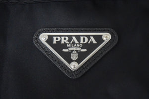 PRADA プラダ リナイロン オーバーオール トライアングルロゴ ICタグイタリア製ナイロン ブラック サイズ48 美品 中古 67334 