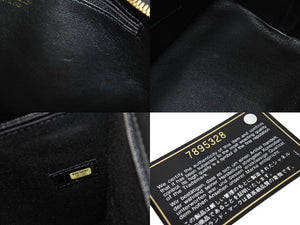 極美品 CHANEL シャネル 1804 復刻トートバッグ ハンドバッグ 7番台 グレインドカーフスキン ブラック シルバー金具 中古 67335