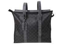 Load image into Gallery viewer, 極美品 LOUISVUITTON ルイヴィトン カバジップGM トートバッグ M45379 モノグラム エクリプス リバース ブラック 中古 67336