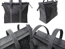 Load image into Gallery viewer, 極美品 LOUISVUITTON ルイヴィトン カバジップGM トートバッグ M45379 モノグラム エクリプス リバース ブラック 中古 67336