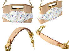 Load image into Gallery viewer, 新品同様 LOUIS VUITTON ルイヴィトン ショルダーバッグ ジュディMM M40255 モノグラムマルチカラー ホワイト 中古 67399