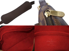 Load image into Gallery viewer, 極美品 LOUIS VUITTON ルイヴィトン ショルダーバッグ ラヴェッロGM ダミエ N60006 スト付き ブラウン ゴールド金具 中古 67340