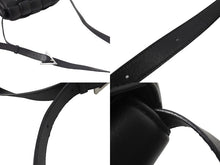 Load image into Gallery viewer, BOTTEGAVENETA ボッテガヴェネタ ショルダーバッグ パデッド カセット イントレチャート 591970 VCQR1 8425 シルバー金具 ブラック 美品 中古 67342