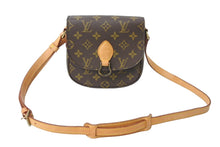 Load image into Gallery viewer, LOUISVUITTON ルイヴィトン サンクルーPM モノグラム ショルダーバッグ M51244 PVC レザー ブラウン ゴールド金具 良品 中古 67349
