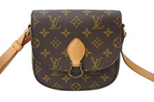 Load image into Gallery viewer, LOUISVUITTON ルイヴィトン サンクルーPM モノグラム ショルダーバッグ M51244 PVC レザー ブラウン ゴールド金具 良品 中古 67349