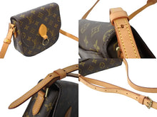Load image into Gallery viewer, LOUISVUITTON ルイヴィトン サンクルーPM モノグラム ショルダーバッグ M51244 PVC レザー ブラウン ゴールド金具 良品 中古 67349