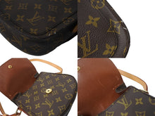 Load image into Gallery viewer, LOUISVUITTON ルイヴィトン サンクルーPM モノグラム ショルダーバッグ M51244 PVC レザー ブラウン ゴールド金具 良品 中古 67349