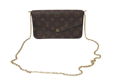 極美品 LOUIS VUITTON ルイヴィトン ショルダーバッグ M81876 ポシェットフェリシー モノグラム 中古 67351