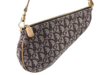 Load image into Gallery viewer, Christian Dior クリスチャンディオール トロッター サドルポーチ ワンショルダー ブラウン MC1001 美品 中古 67359